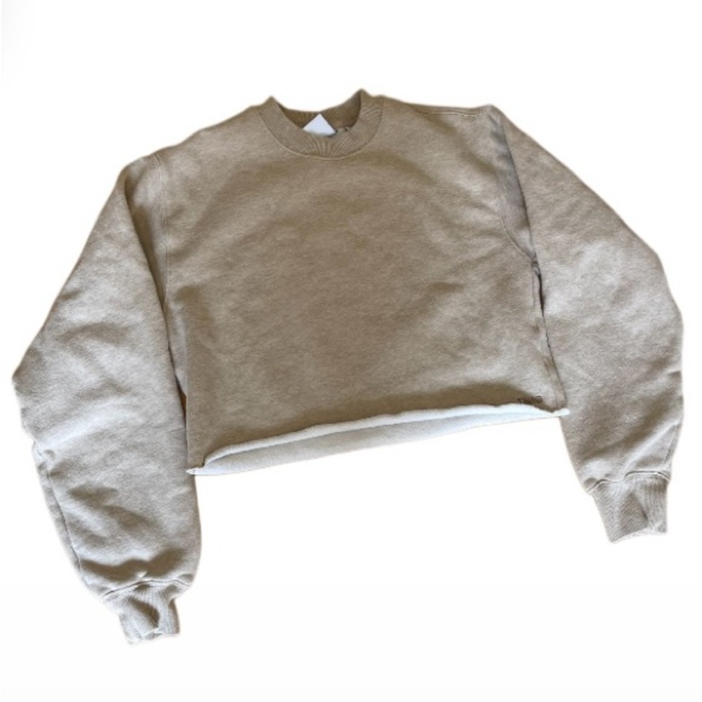 Cropped Tan Sweatshirt